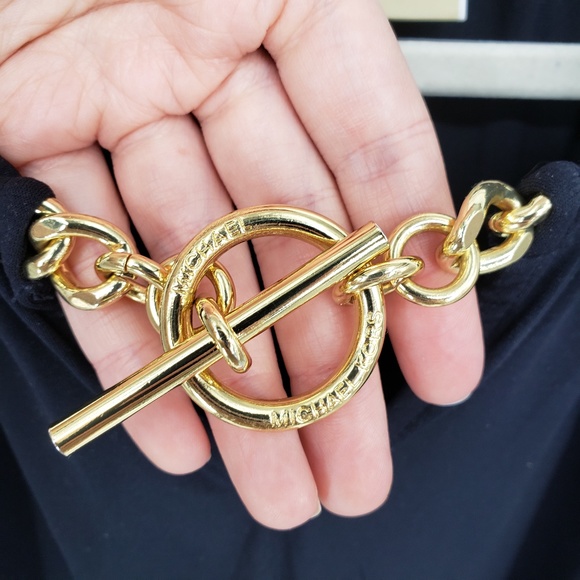 Michael Kors Chain Detail Blouse Sz LP - Picture 3 of 8